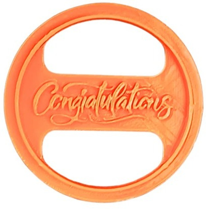 Confect Congratulations Toppers Cutters Cookie Cutter