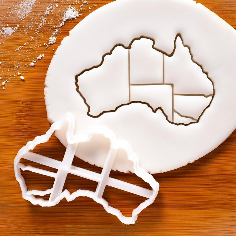 EROTNGO Mainland Australia Cookie Cutter | Geography Map Biscuit Cutter Cookie Cutter