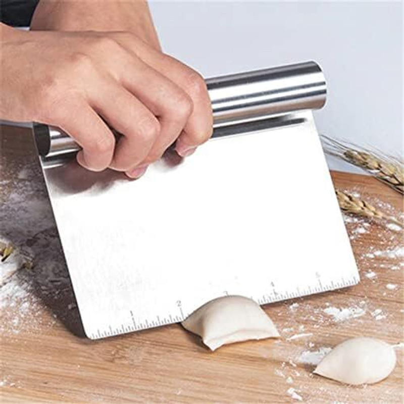 NEMINATH MART Bench Scraper Chopper Steel Cookie Cutter