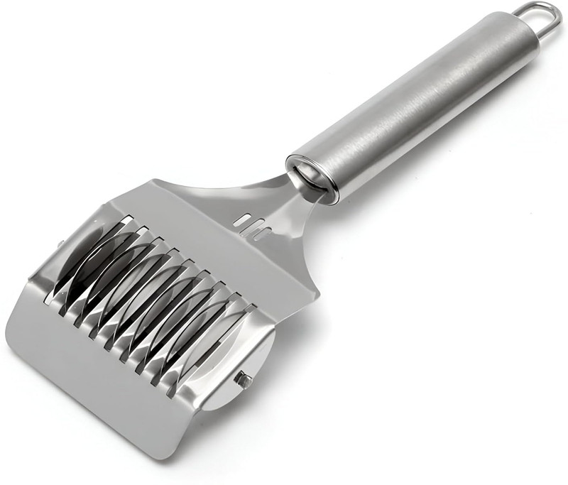 Senvox Noodle Cutter with Multi Blade | Lattice Roller | Dough Cutter Mincer Tool Pastry Cutter