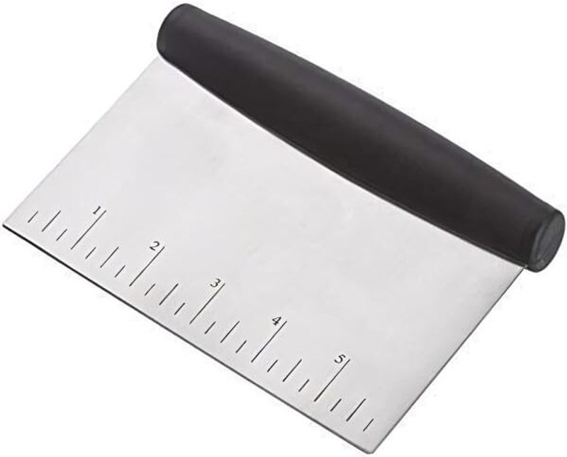 Sahjanand Stainless Steel Bench Scraper Chopper for Kitchen Dough Cutter Pastry Cutter