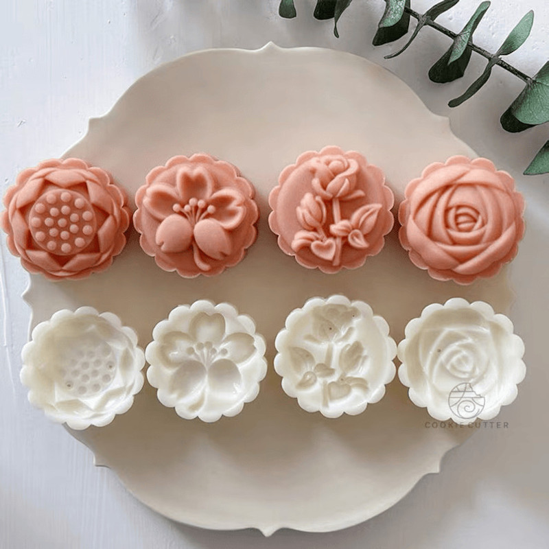 HARINIYAM fondant mold set - PARAM 2 Cookie Cutter(Pack of 8)