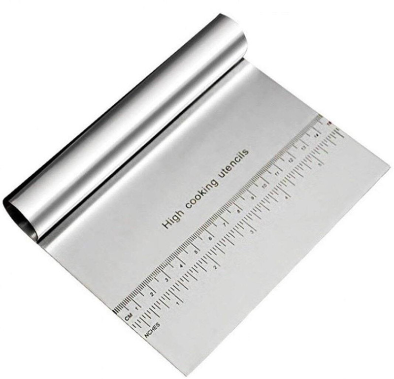 MAMYA Dough Cutters,Dough Bench Scraper for Baking Cake,Stainless Steel Pizza Cutter, Cookie Cutter