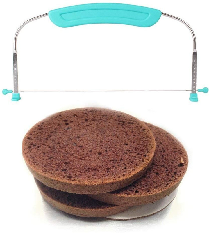 V Bright V Bright Adjustable Small Cake Cutter Slicer with Stainless Steel Wires Pastry Cutter