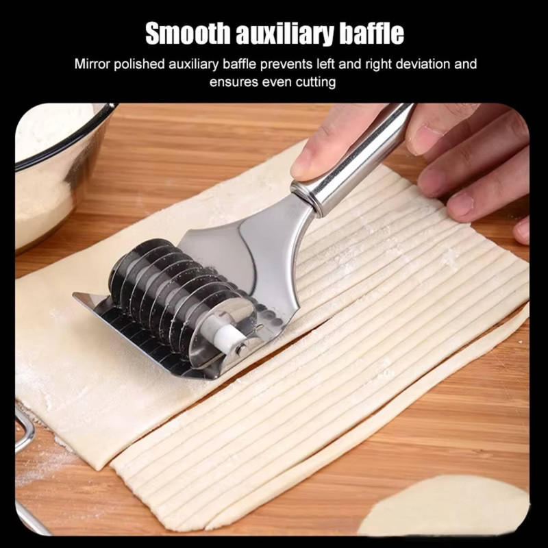 DHARMDHARMI GARLIC CUTTER ROLLER Pastry Cutter