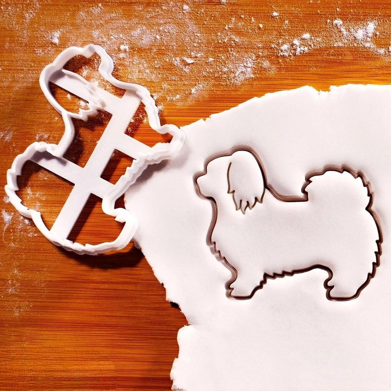 EROTNGO Pekingese Dog Body Cutter - Dog Lovers, Treats, Canine Baking, Dog Birthday Cookie Cutter