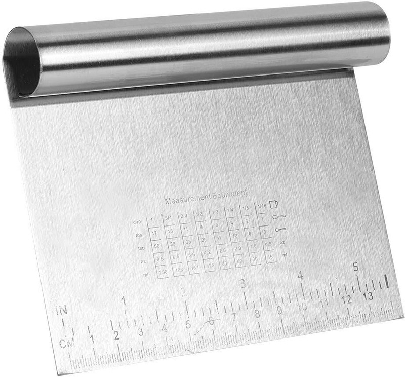 PandoraBox Dough Pastry Scraper, Multifunction Scraper for Flour,Pastry,Pizza Dough Cookie Cutter