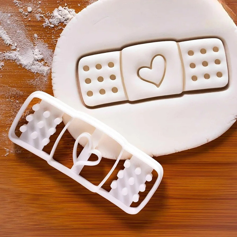 EROTNGO Bandage Plaster Cookie Cutter | Perfect for Medical-Themed Treats Cookie Cutter