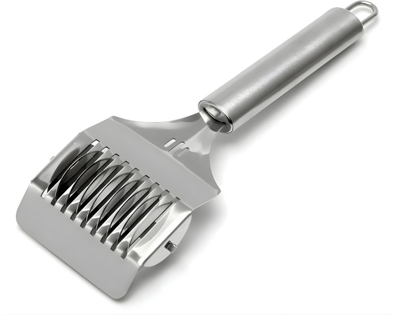 Givni Mart Stainless Steel Pasta Noodle Cutter – Heavy Duty Multi-Blade Kitchen Tool 396 Pastry Cutter