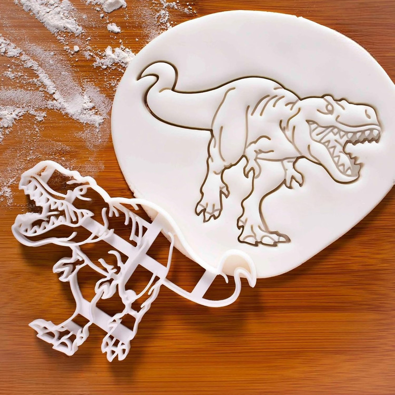EEOTNGO T-Rex Dinosaur Cookie Cutter | Tyrannosaurus Rex Cookie Cutter