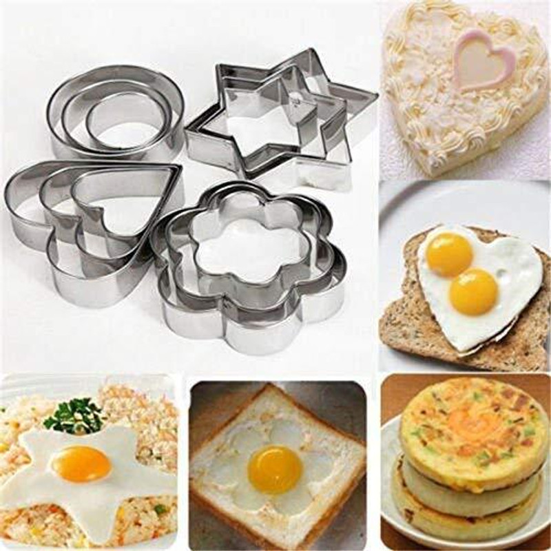 draval cookie cutter shapes set -944 Cookie Cutter(Pack of 12)