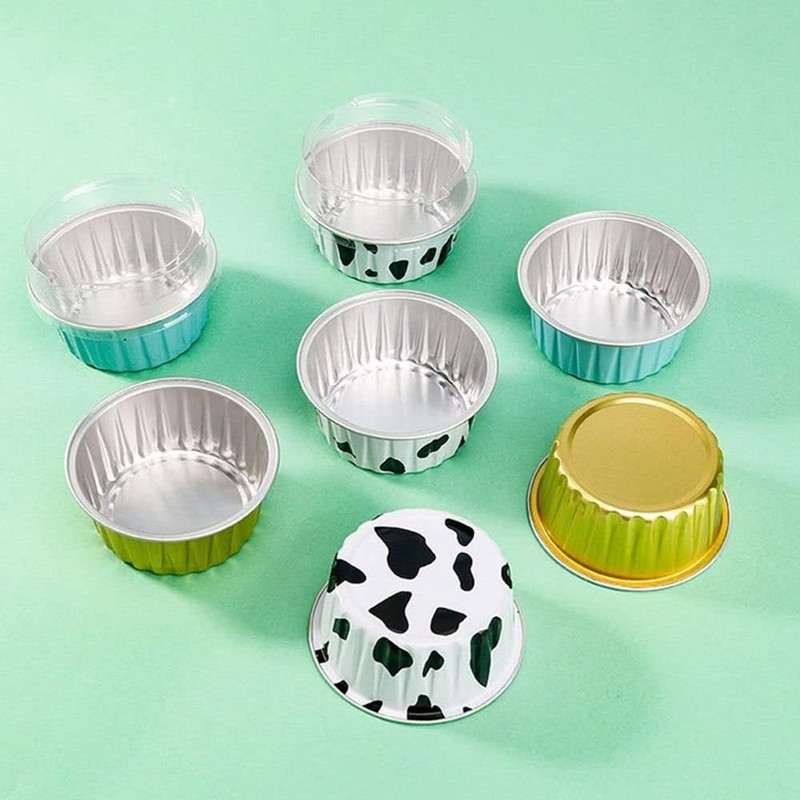 FREDI GROUP 0 Cavities Multicolor Cupcake Inserts(Pack of 7)