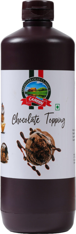 caneen Chocolate Topping |Thick & Creamy | Ideal for Milkshakes , ice Cream, Pancakes |(1 kg)