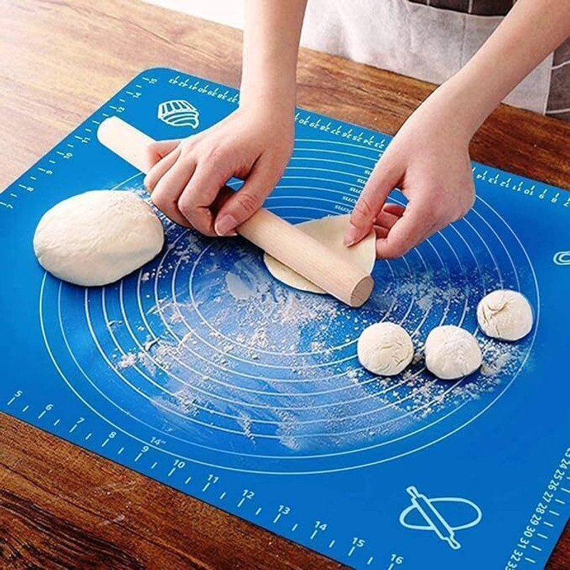 VENMORE Silicone Roti & Chapati Making Mat | Non-Stick Atta Kneading Mat Food-grade Silicone Baking Mat(Pack of 1)