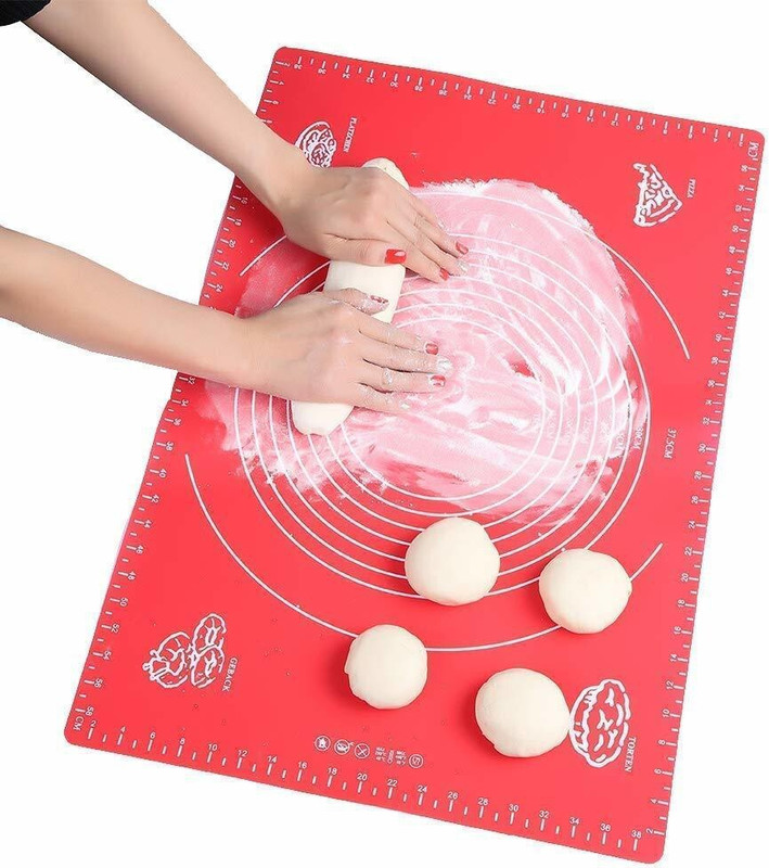 HK HUB Creation Rolling Mat Silicone Baking Mat Sheet Chapati Mat Atta Kneading Mat Food-grade Silicone Baking Mat(Pack of 1)