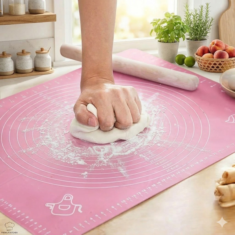 PRICEINK Non-Stick Silicon Roti Mat Food-grade Silicone Baking Mat (Pack of 1) Food-grade Silicone Baking Mat(Pack of 1)