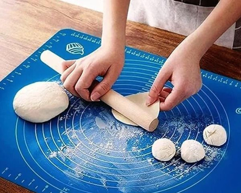 vbr Non-Stick Heat-Resistant Reusable Baking Mat for Oven, Pastry, Dough & Cooking Food-grade Silicone Baking Mat(Pack of 1)