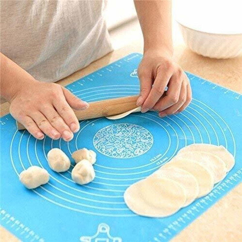 Klyvera Silicone Baking Roti Mat Silicone Chapati Atta Kneading Roti Mat Food-grade Silicone Baking Mat(Pack of 1)