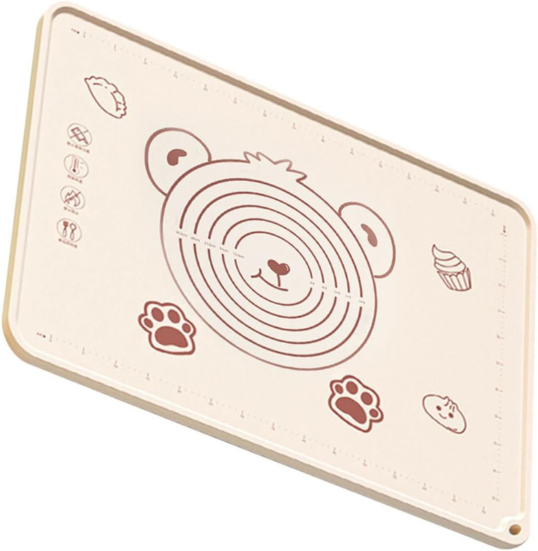 PureBake Extra Thick Silicone Baking Mat 50x40cm Non-Stick Reusable Pastry Kneading Mat Food-grade Silicone Baking Mat(Pack of 1)