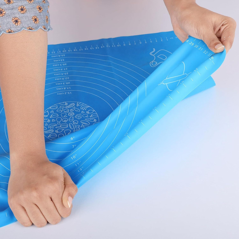 GLOBLTRADER Silicon Roti Mat Stretchable Baking Sheet Mat for Roti & Chapati Food-grade Silicone Baking Mat(Pack of 1)