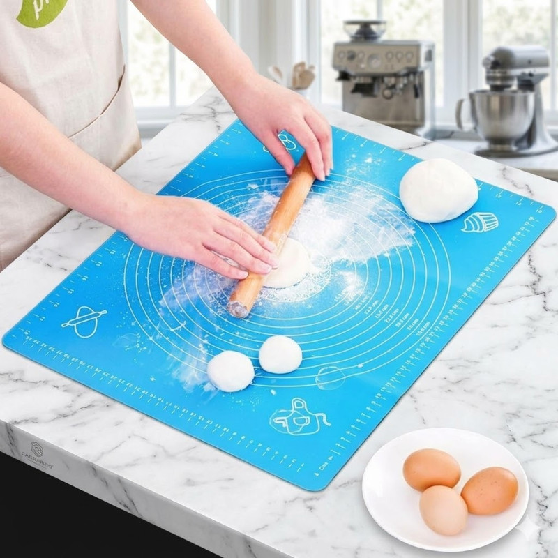 Sifflex Silicone Dough Pressing Mat Food-grade Silicone Baking Mat(Pack of 1)