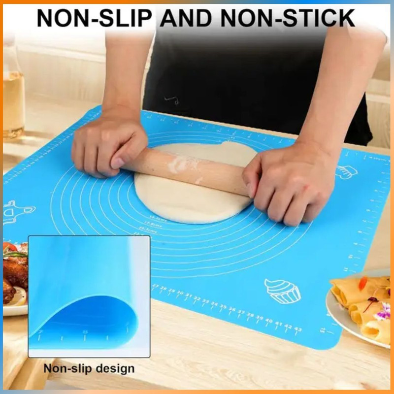 Sifflex Easy Clean Silicone Pastry Mat Food-grade Silicone Baking Mat(Pack of 1)