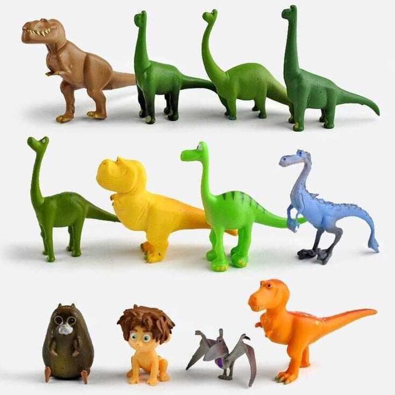 Bakewareind Dinosaur Safari Toy Cake Decoration Cake Topper, 12pcs set Cake Topper(multi Pack of 12)