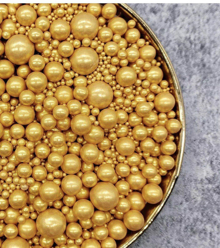 ms.bakeityourself Edible Cake Topper(Gold Pack of 800)