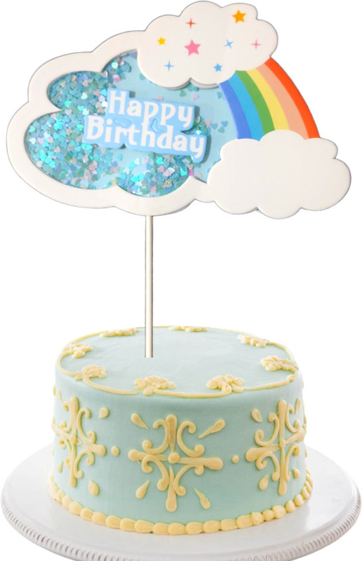 Party Decorz Cake Topper(Blue Pack of 1)
