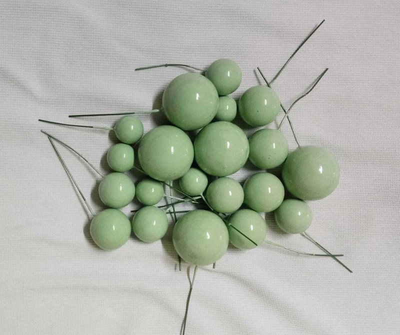 Atharv Enterprises Edible Cake Topper(mint green Pack of 20)