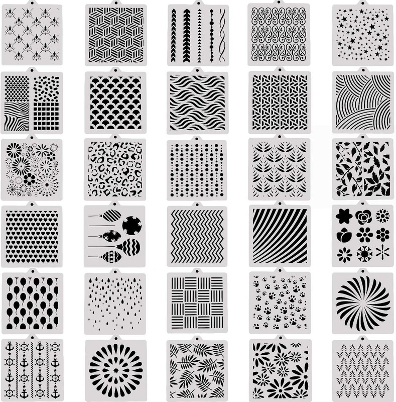 VyTrade Cookie Stencil(Pack of 8)