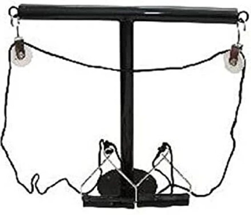 omitek T-Pulley Shoulder Pulley/Shoulder pulley for exercise for Men/Women Balance Step(Black)