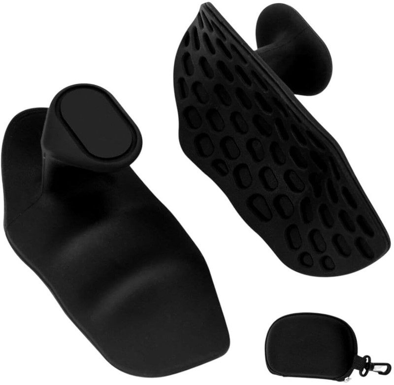GOPIKRISHNA Weight Lifting Grips Sturdy Gym Workout Gloves for Fitness Training Exercise Balance Step(Black)
