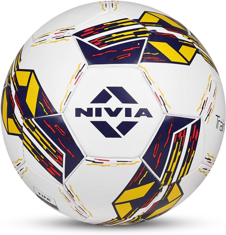 NIVIA Storm Football - Size: 5(Standard, Pack of 1, Yellow)