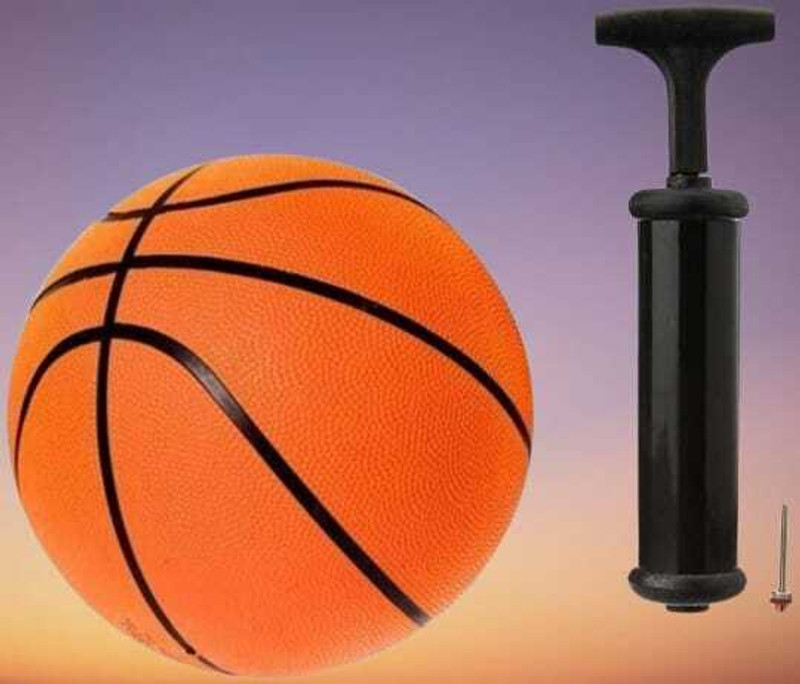 Antelope Rubber Moulded High Grain Textured Surface Ideal For Kids & Adults with pump Basketball - Size: 5(Standard, Pack of 1, Orange)