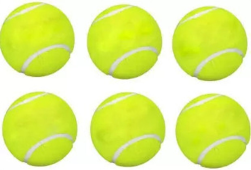 Dinetic Light Weight Green Colour Tennis Ball (Pack of 12) Tennis Ball(Standard, Pack of 12)