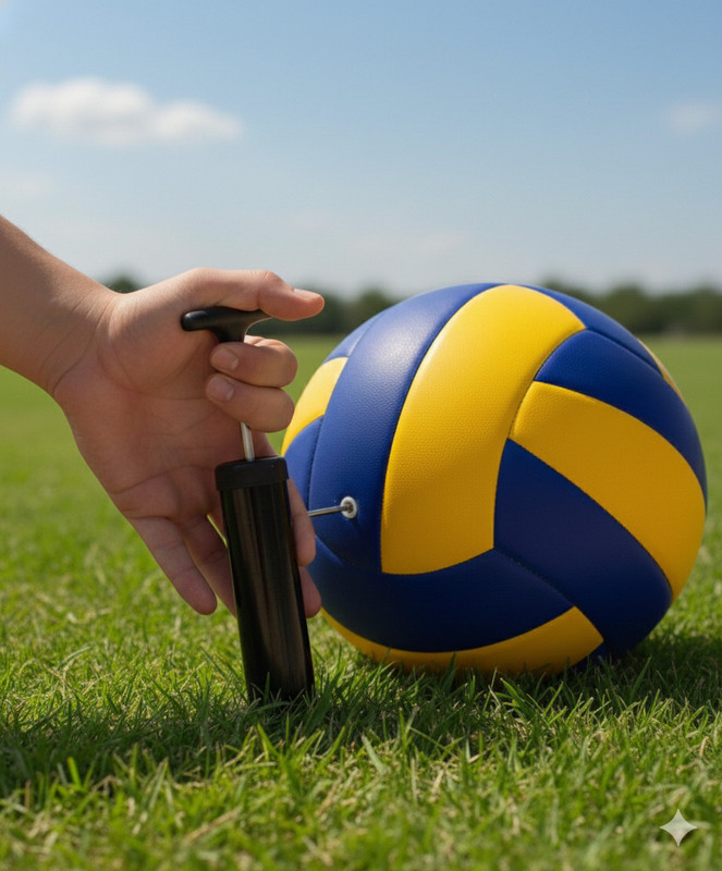 singhals Volleyball with Pump for both men and women, FREE PIN Volleyball - Size: 5(Standard, Pack of 1)