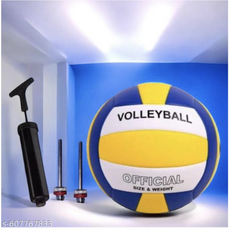 SHORYA RED MODEL SSH MASTER VOLLEYBALL WITH PUMP Volleyball - Size: 4(Standard, Pack of 1, Multicolor)