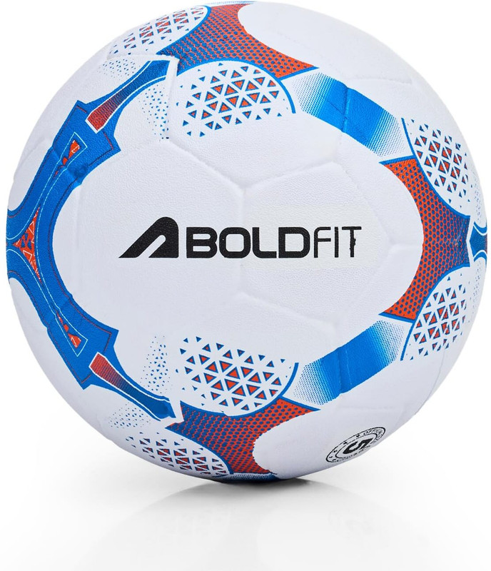 BOLDFIT Blaze Rubber Moulded Football-Multicolor Ground,Grass,Turf, Football - Size: 5(Standard, Pack of 1, Blue)