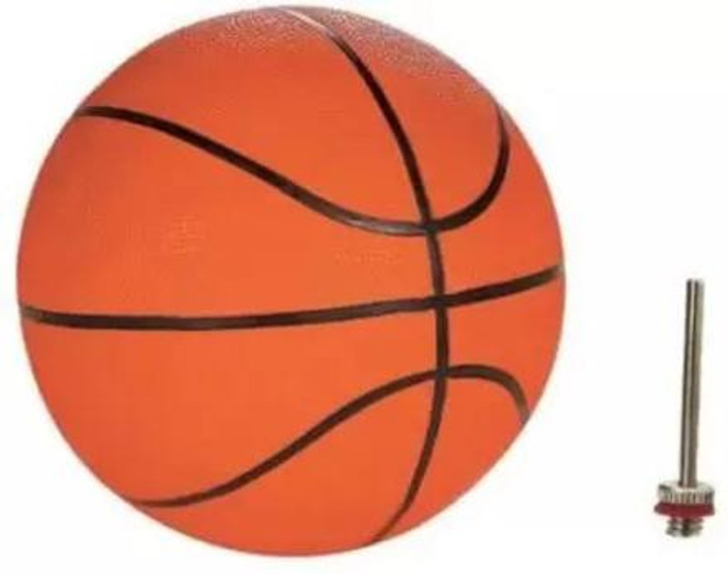 ARINEO Basketball High Quality Orange Color with Needle 1 Pcs Basketball - Size: 7(Standard, Pack of 1)