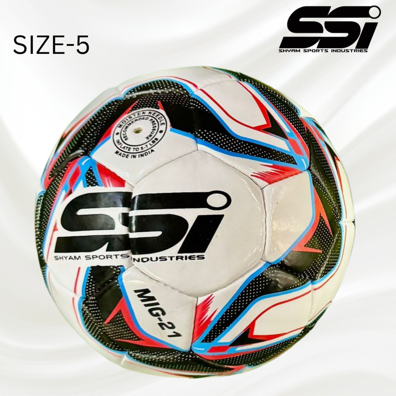 SSI MIG-5 Football - Size: 5(Standard, Pack of 1, Multicolor)