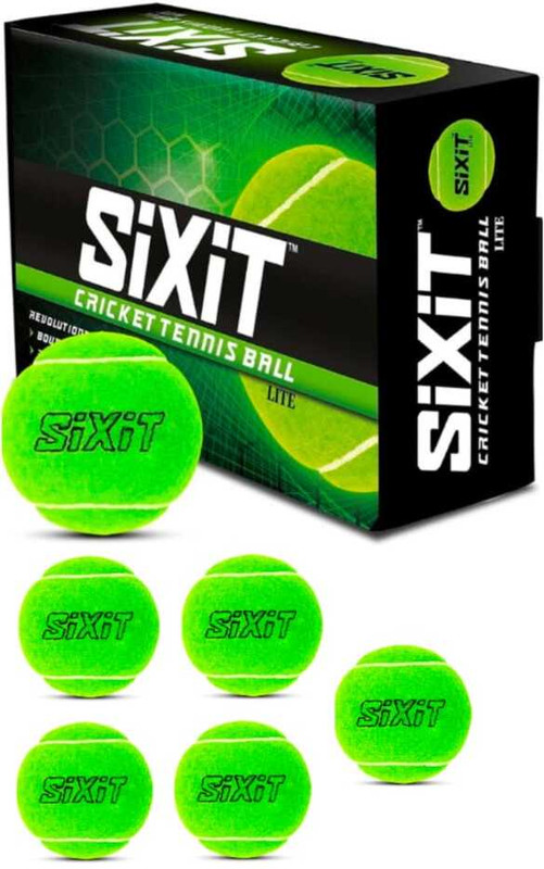 sixit Cricket tennis Ball Lite Cricket Tennis Ball(Standard, Pack of 3)