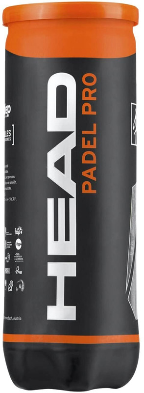 Head PADEL PRO Tennis Ball(Standard, Pack of 3)