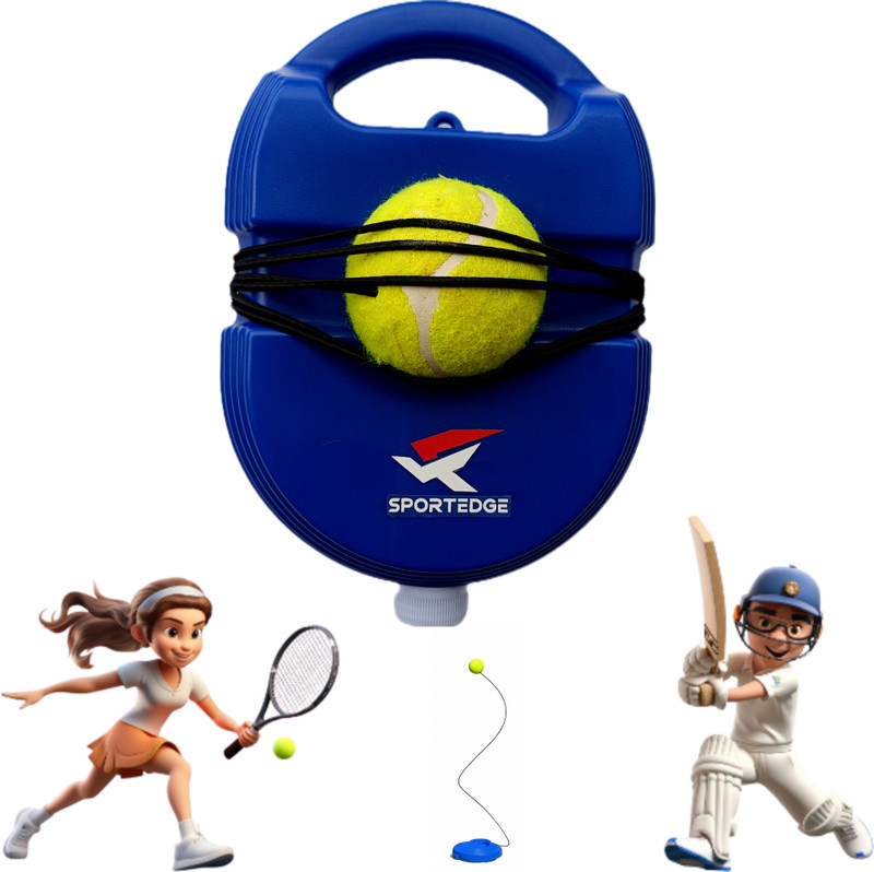 sportedge rebound ball cricket , practice ball tennis, rebounce ball Cricket Tennis Ball(Standard, Pack of 1, Blue)