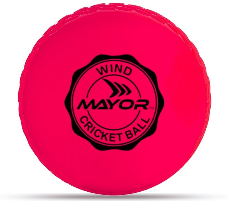 MAYOR Street Cricket Ball Soft Ball for PVC and Wooden Cricket Bat Cricket Tennis Ball(Standard, Pack of 1, Pink)