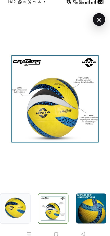 activwear VD01 Volleyball - Size: 4(Standard, Pack of 1)