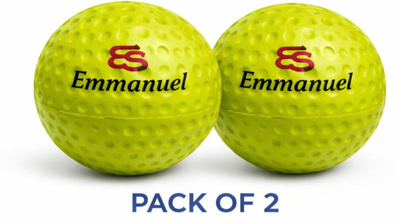 Emmanual EMMANUEL PRACTICE BASE BALL Baseball(Standard, Pack of 2, Green)