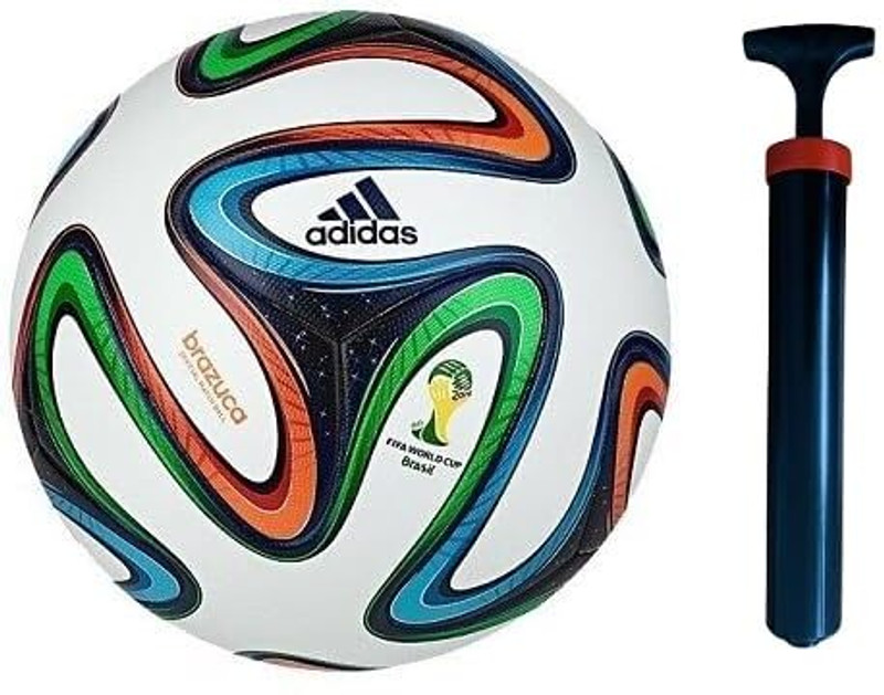 ISBN BRAZUCA TRENDING FOOTBALL WITH PUMP SIZE -5 Football - Size: 5(Standard, Pack of 1, White)
