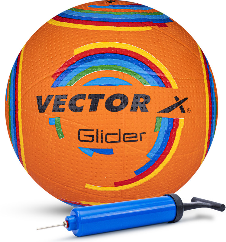 VECTOR X Glider Indoor Outdoor Ball Rubberized Moulded Volleyball - Size: 4(Standard, Pack of 1)