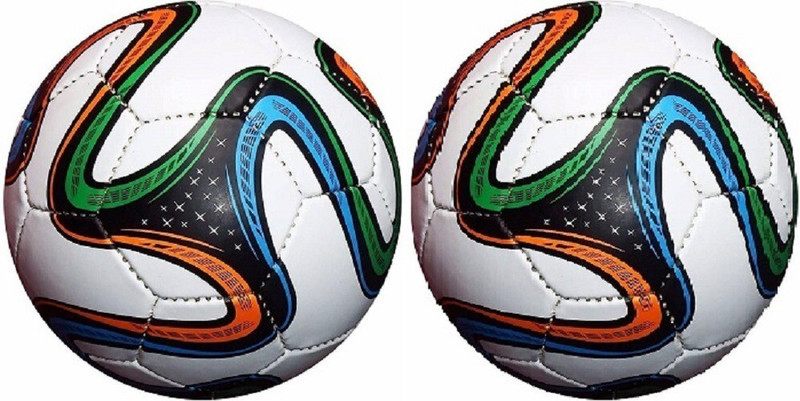 skyward Brazuca Fifa (Pack Of 2 Balls ) Football - Size: 5(Standard, Pack of 2, Multicolor)